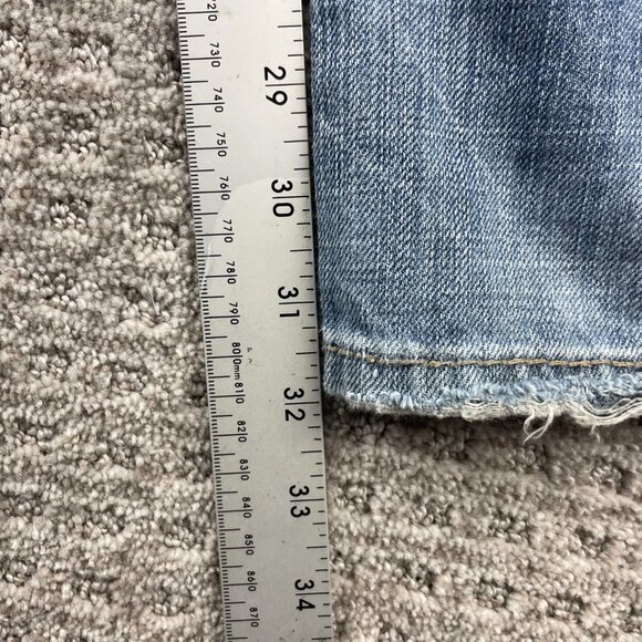 Silver Jeans Zac Men Size W33 / L34 Denim Pants Washed Blue Straight Leg Casual - Picture 9 of 16